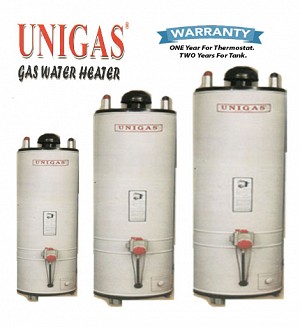 UniGas 30 Gallons Super Heavy Gas Water Heater / Geyser